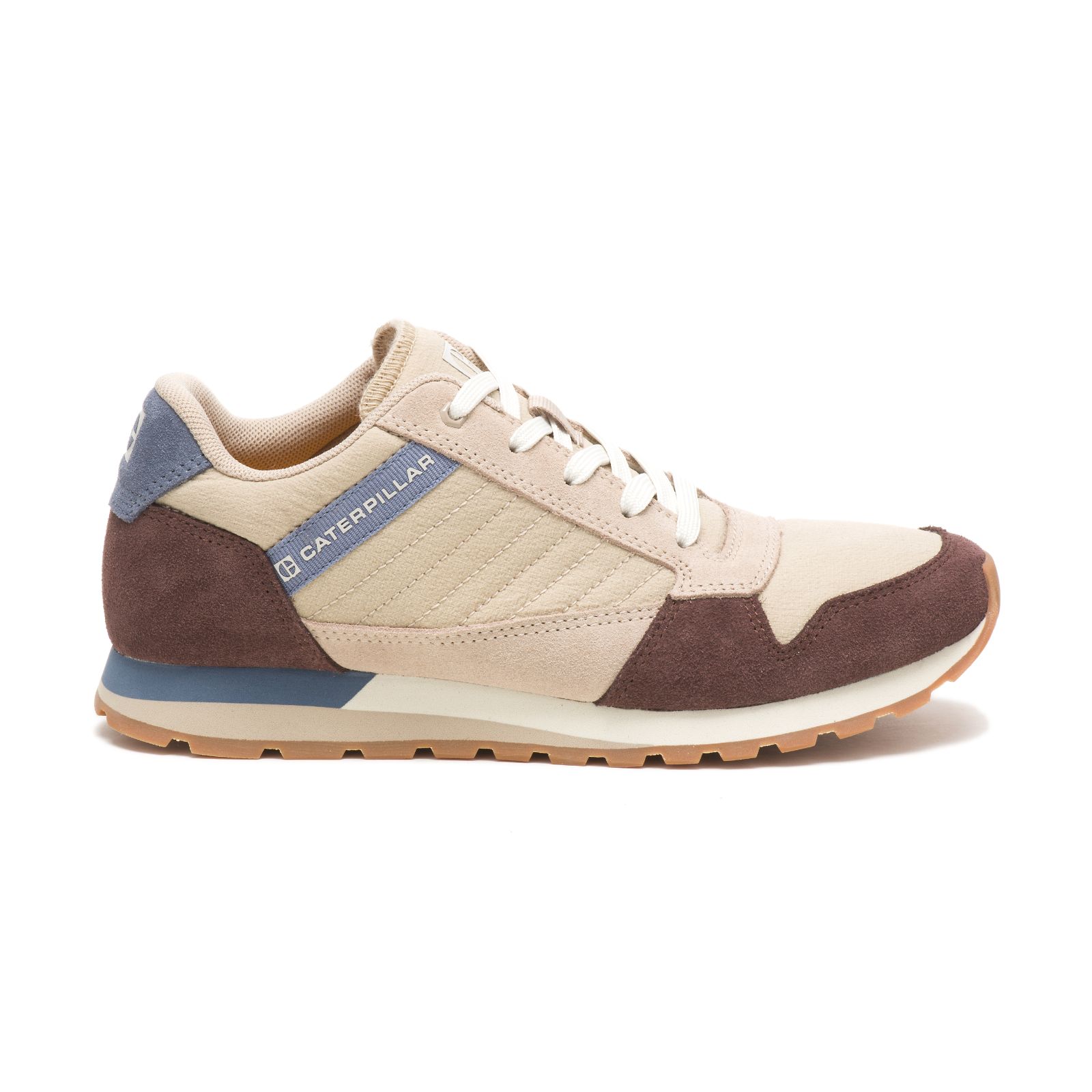 Beige Women's Caterpillar Code Ventura Sneakers | 125693USC