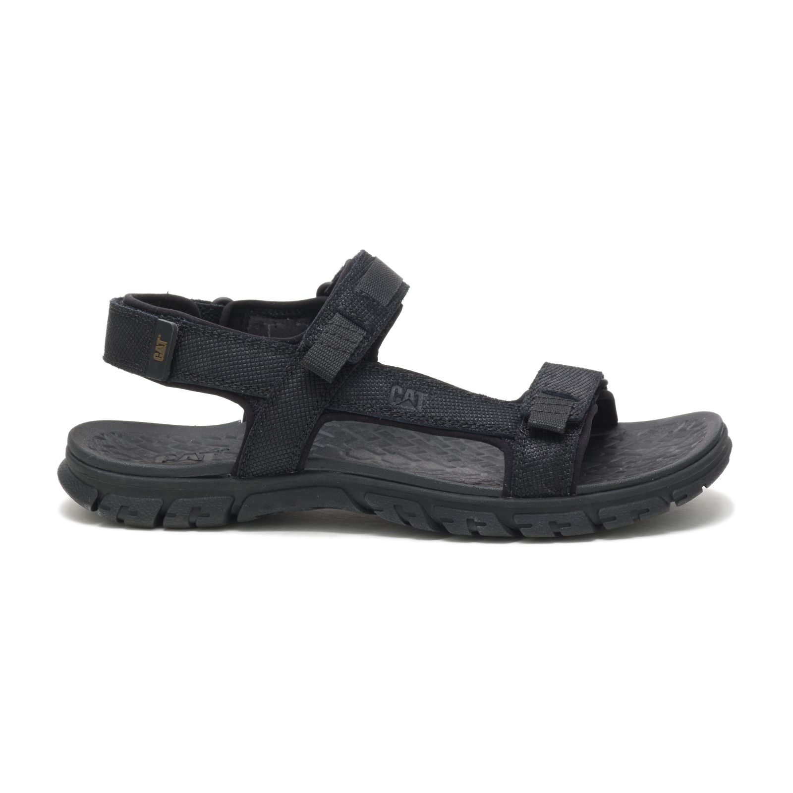 Black Men's Caterpillar Atchison Casual Sandals | 875392ZMA