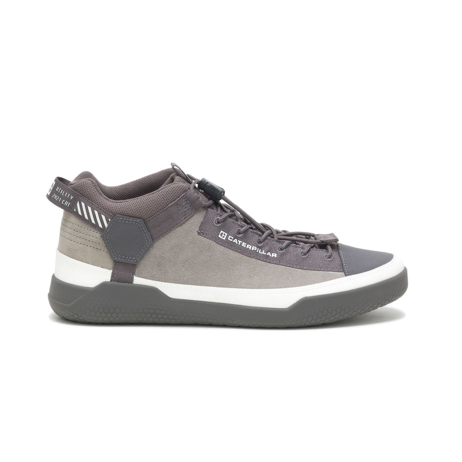Black Men's Caterpillar Code Hex Utility Sneakers | 437291OUG