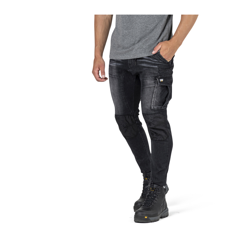 Black Men's Caterpillar Dynamic Pants | 640293YNA