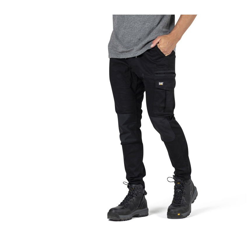 Black Men's Caterpillar Dynamic Pants | 731685ELP
