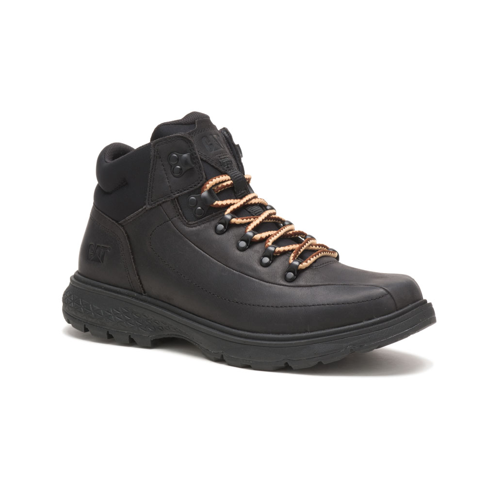 Black Men's Caterpillar Forerunner Work Boots | 673895BCJ