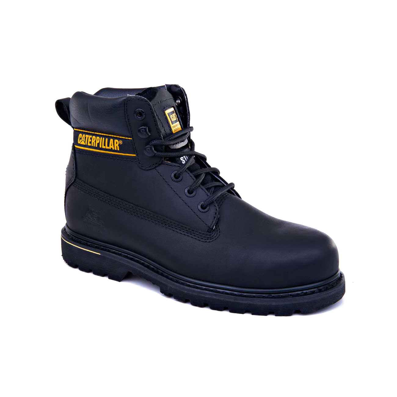 Black Men's Caterpillar Holton St - Sa Safety Boots | 819425OTM