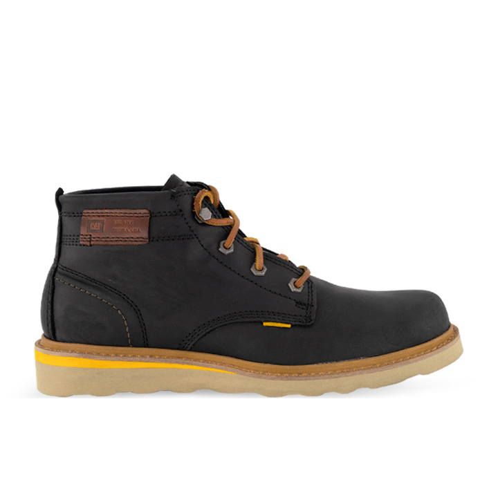 Black Men's Caterpillar Jackson Mid Casual Boots | 762139ZHP