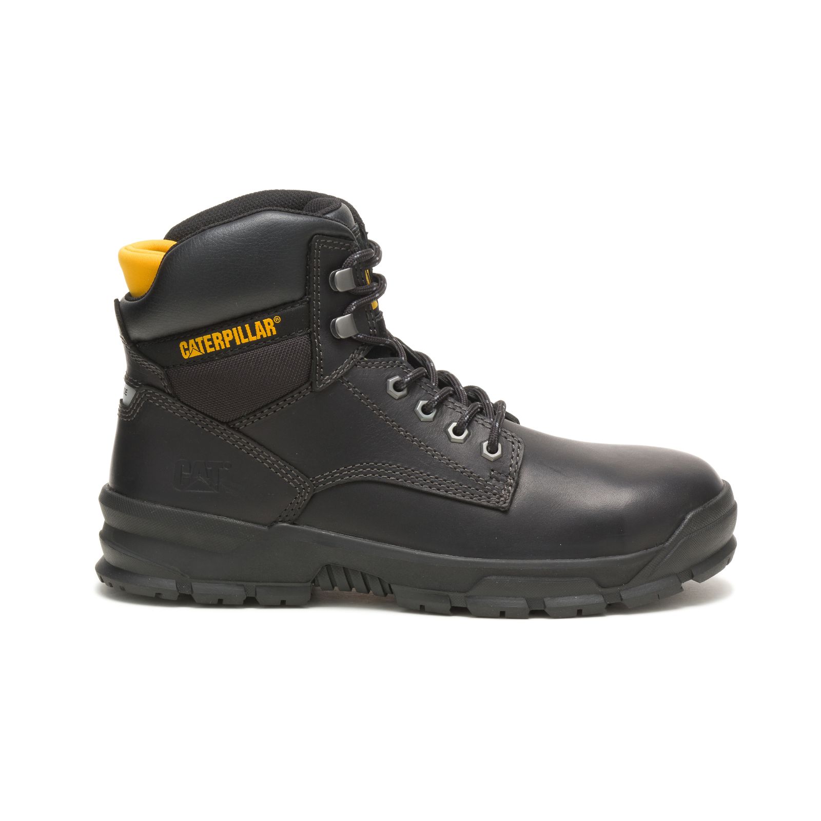 Black Men's Caterpillar Mobilize Alloy Toe Work Boots | 853641BGV