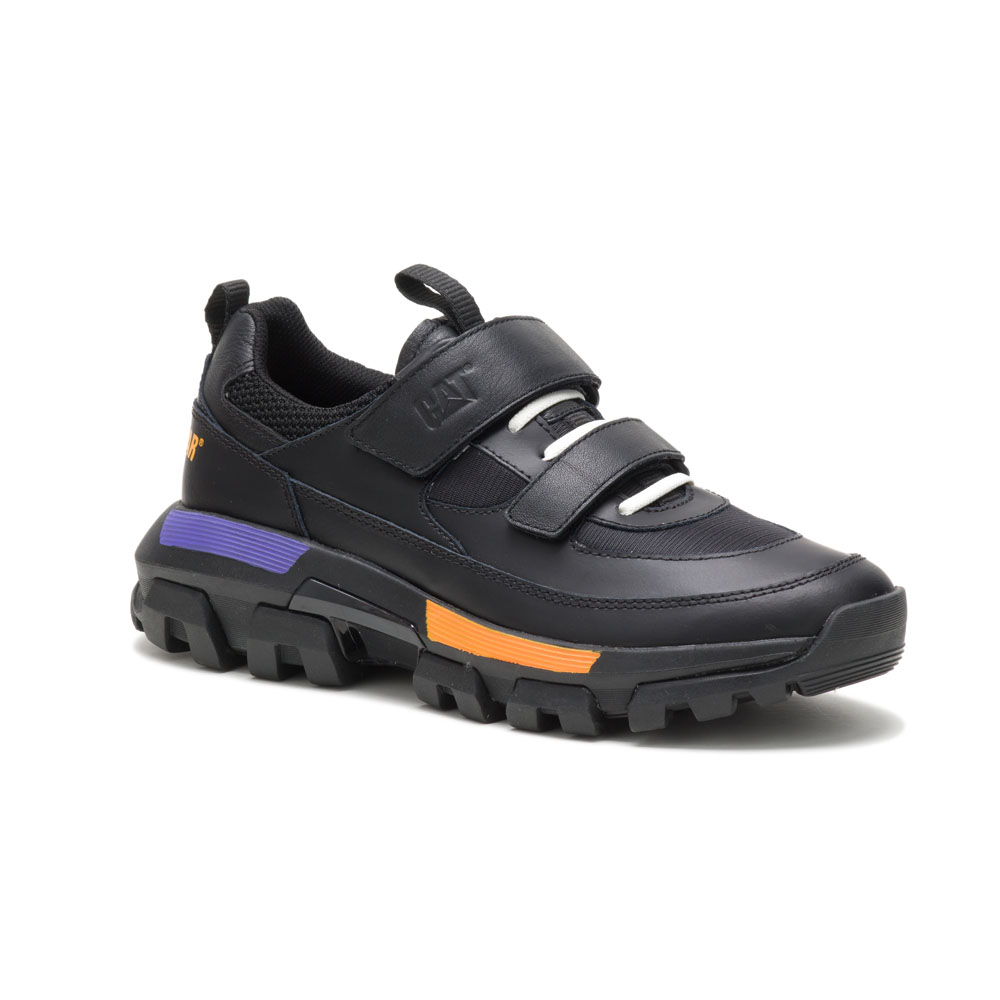 Black Men's Caterpillar Raider Velcro Sneakers | 614052MJU