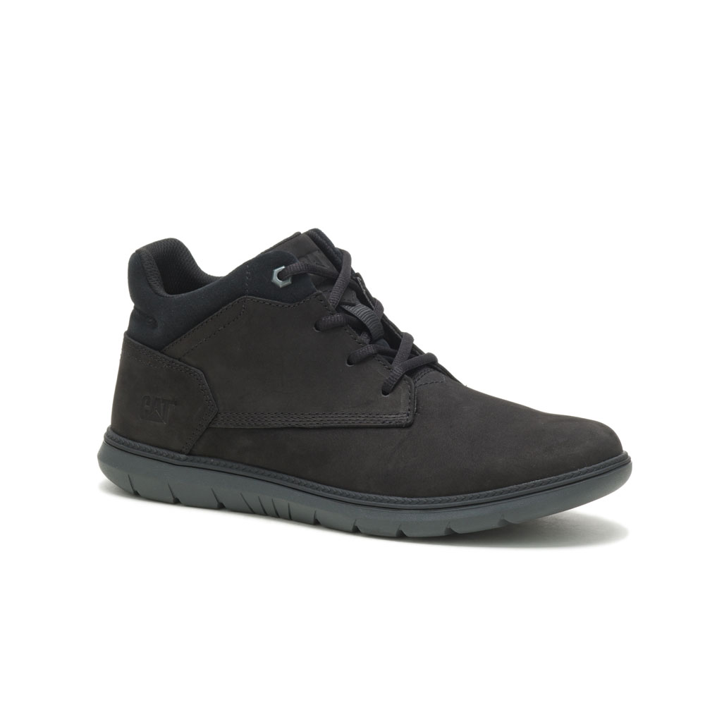 Black Men's Caterpillar Roamer Mid 2.0 Sneakers | 312096ZQM