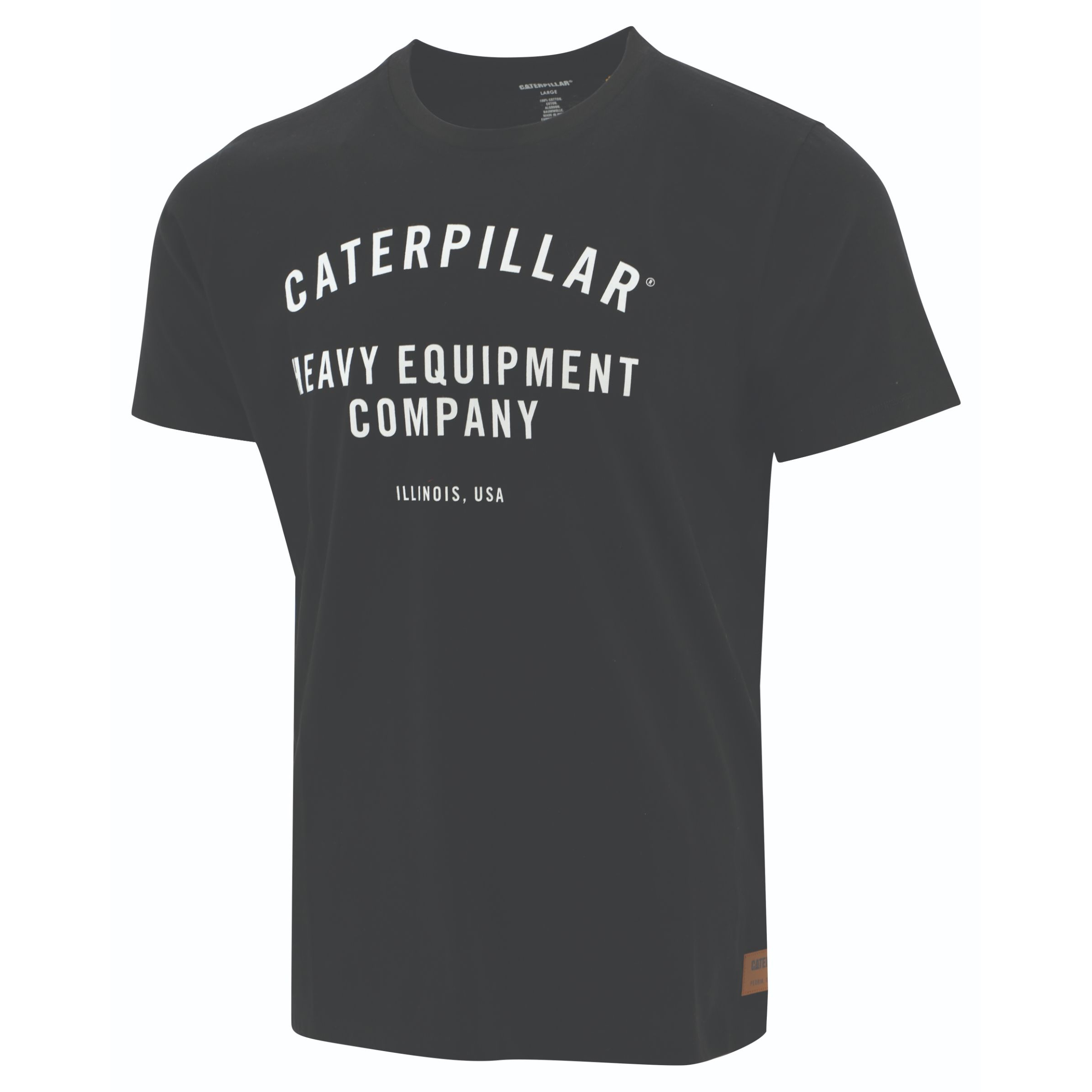 Black Men's Caterpillar Work Hec T-Shirts | 792086MGP