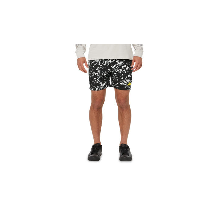Black/White Men's Caterpillar Foundation Swim Trunk Shorts | 417029UWQ