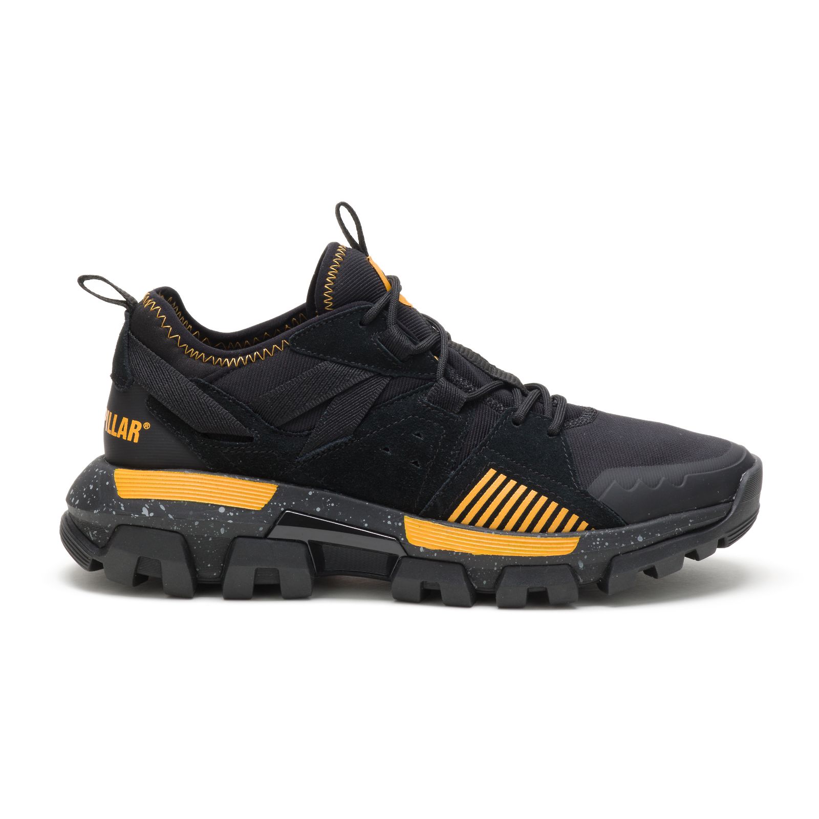 Black/Yellow Women's Caterpillar Raider Sport Sneakers | 364120GSK