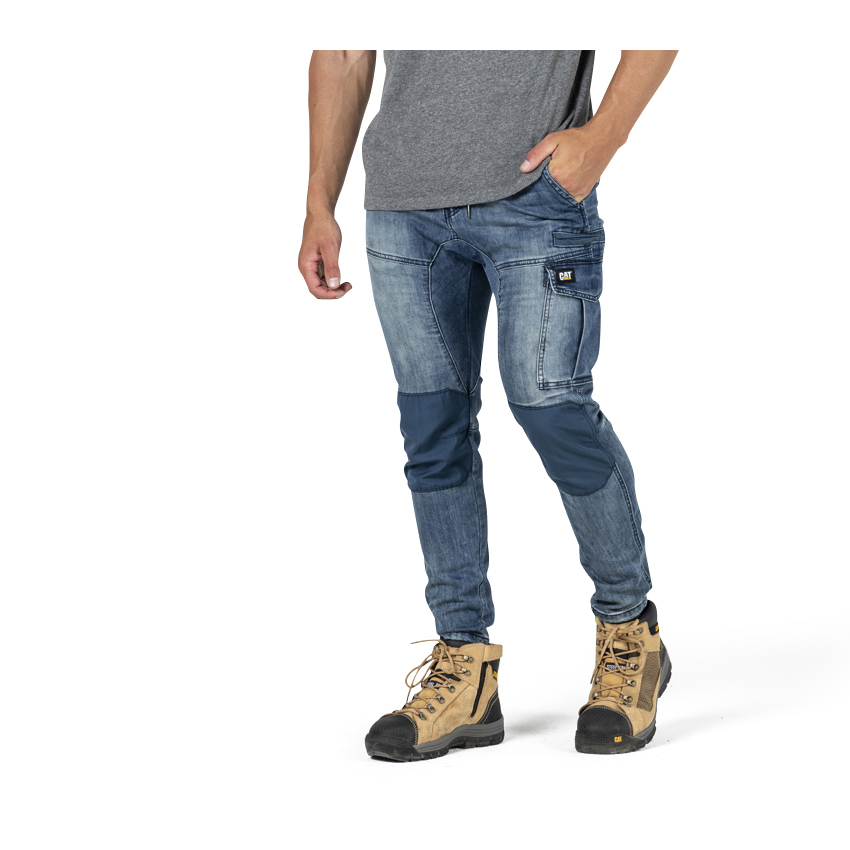Blue Men's Caterpillar Dynamic Pants | 950467SLF