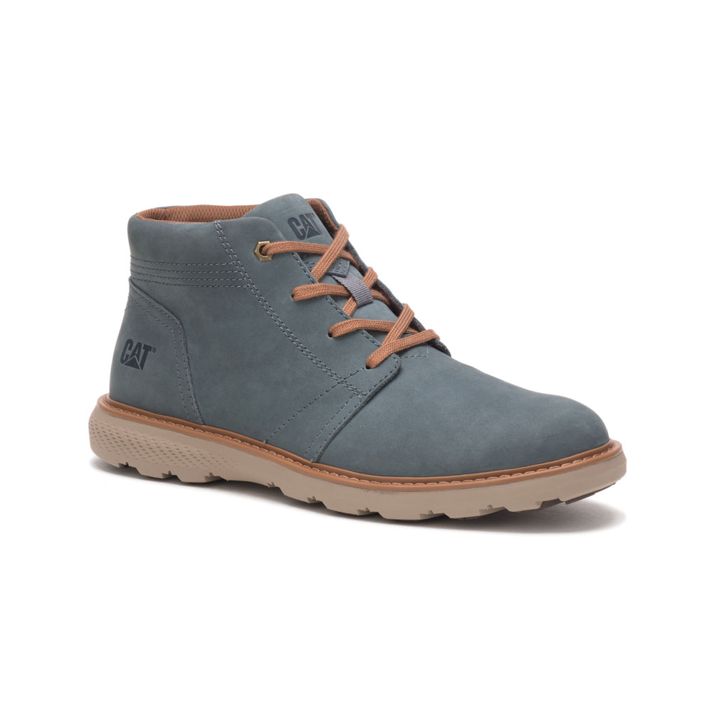 Blue Men's Caterpillar Trey 2.0 Chukka Boots | 473562ZST