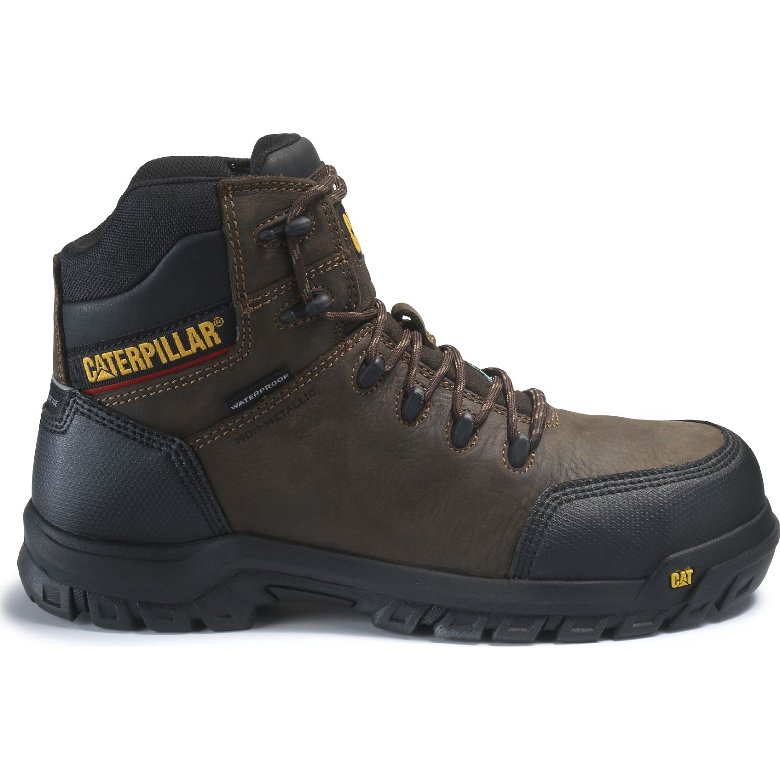 Brown Men's Caterpillar Resorption Ct Wp Csa Work Boots | 863215VED