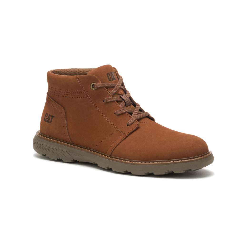 Brown Men's Caterpillar Trey 2.0 Chukka Boots | 421630BHR