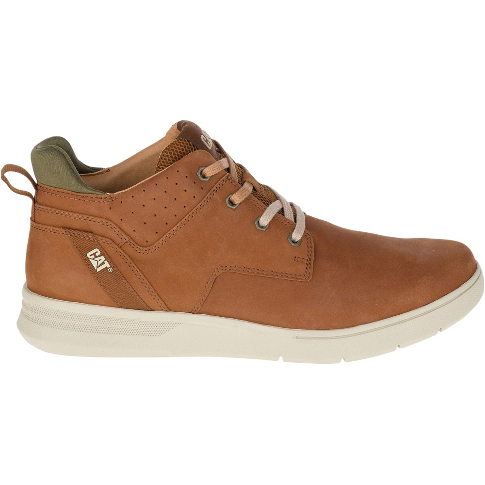 Brown Men's Caterpillar Warrant Casual Shoes | 801569FPC