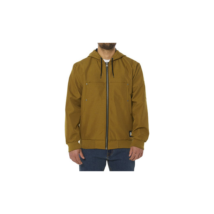 Brown Men's Caterpillar Work Light Jackets | 172980OEV