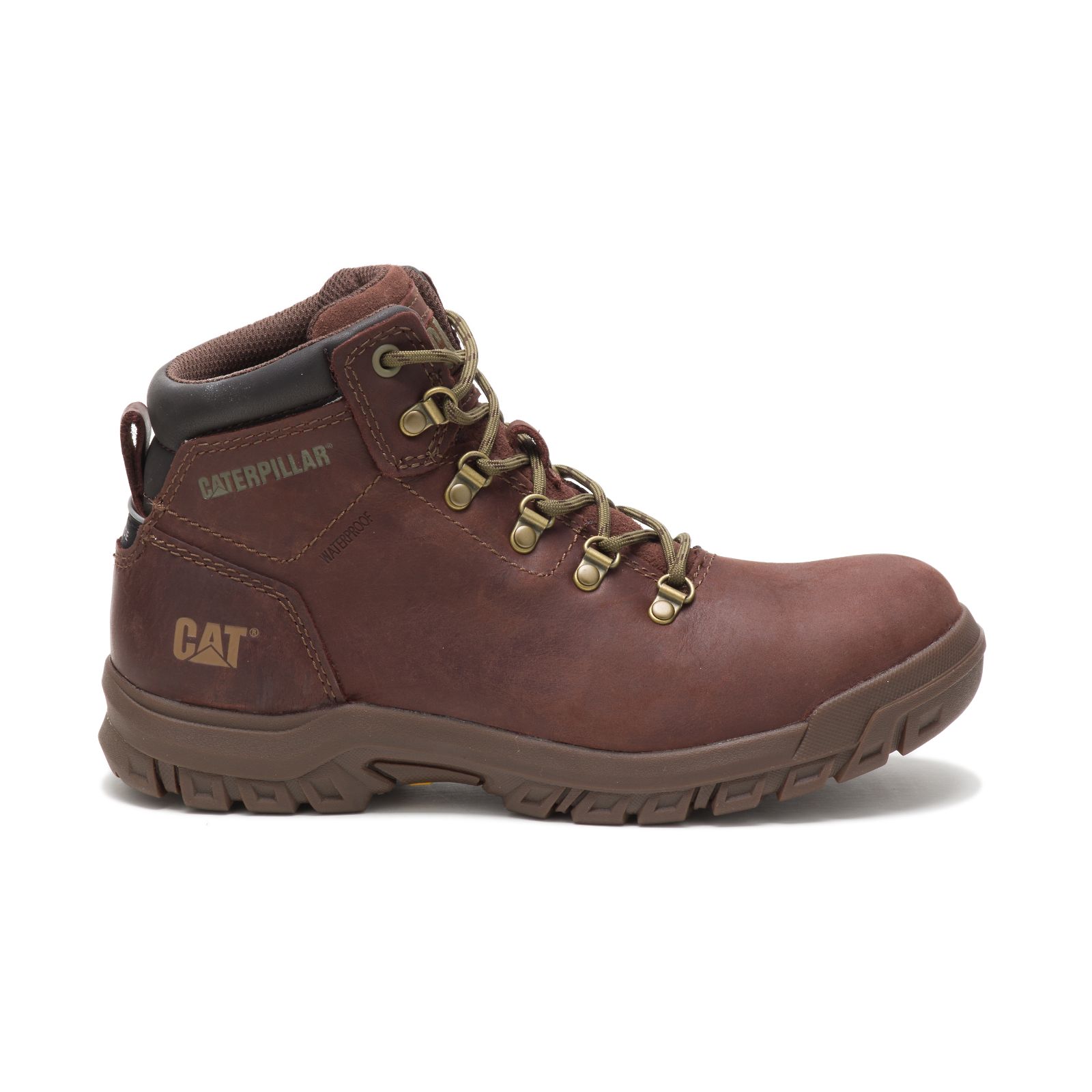Brown Women's Caterpillar Mae Steel Toe Waterproof Steel Toe Boots | 512784ATO
