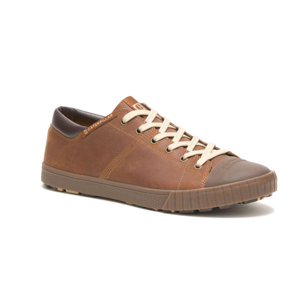 Brown Women's Caterpillar Passport Rubber Sneakers | 495786ZLH