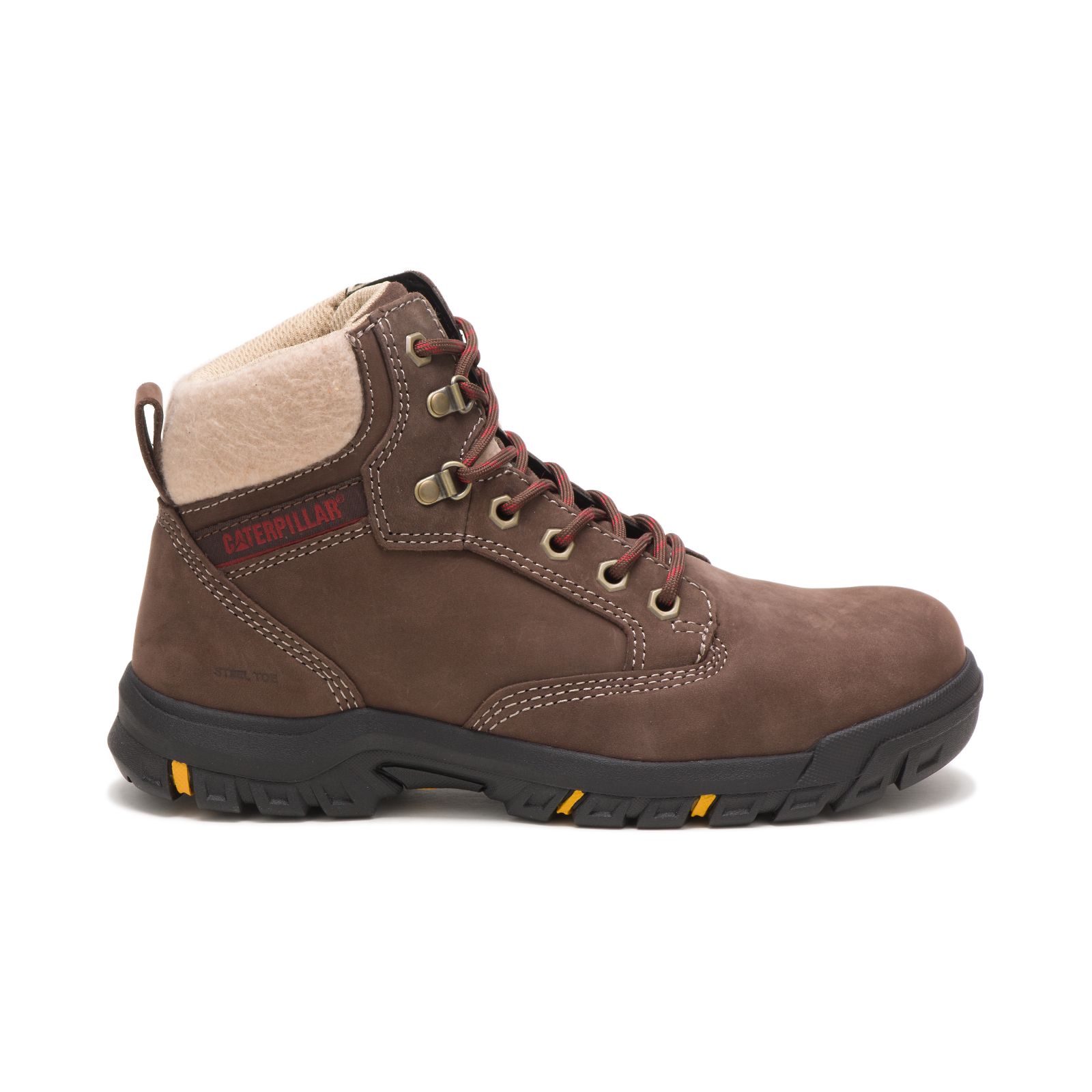 Chocolate Women's Caterpillar Tess Steel Toe Work Boots | 649051VPS