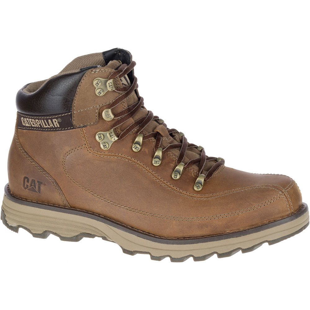 Dark Beige Men's Caterpillar Highbury Casual Boots | 790154AHE