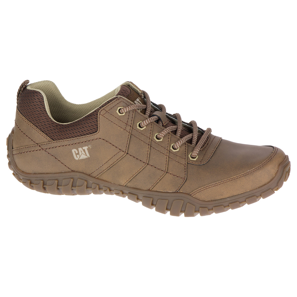 Dark Beige Men's Caterpillar Instruct Casual Shoes | 709218GNV
