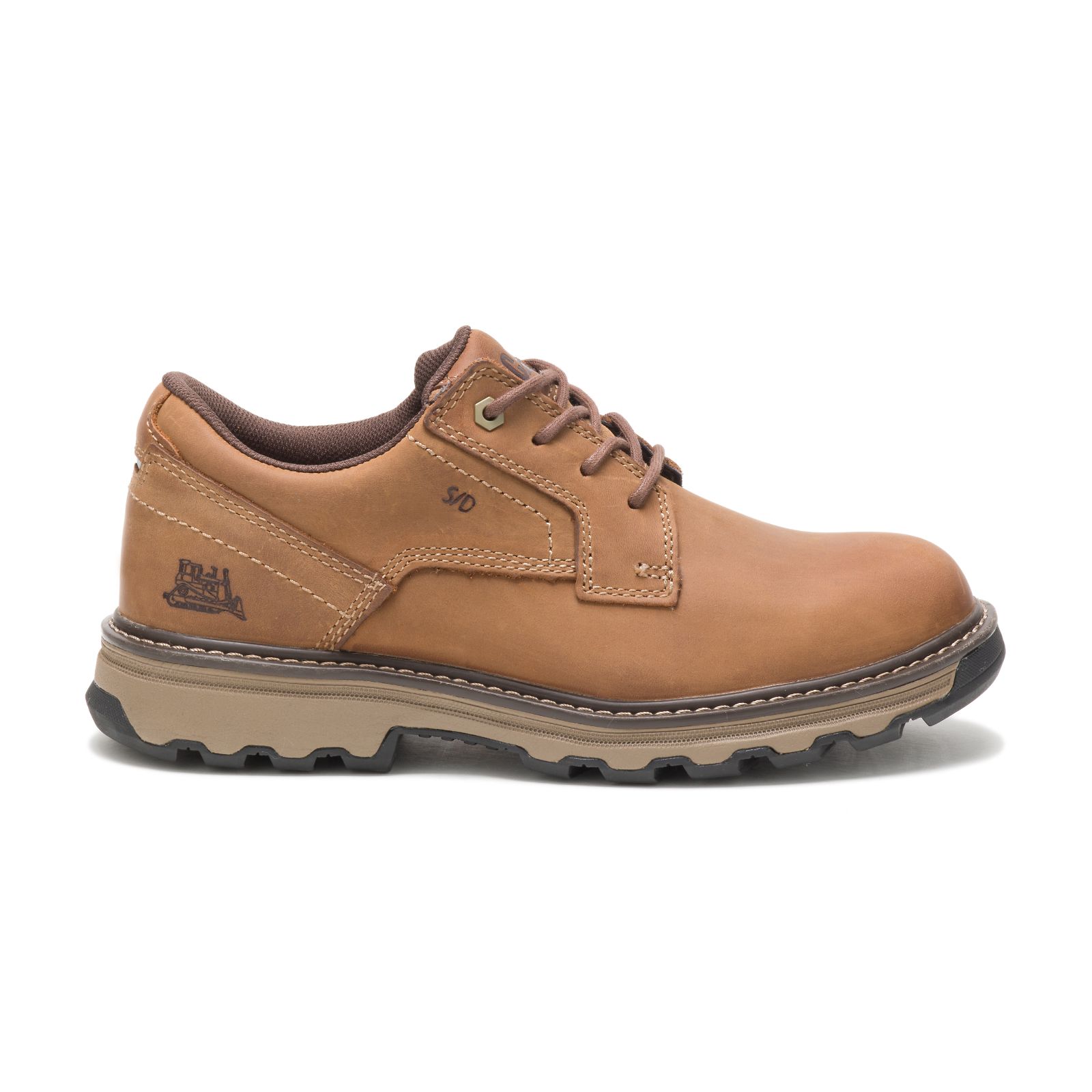 Dark Beige Men's Caterpillar Tyndall Work Shoes | 517309FGT