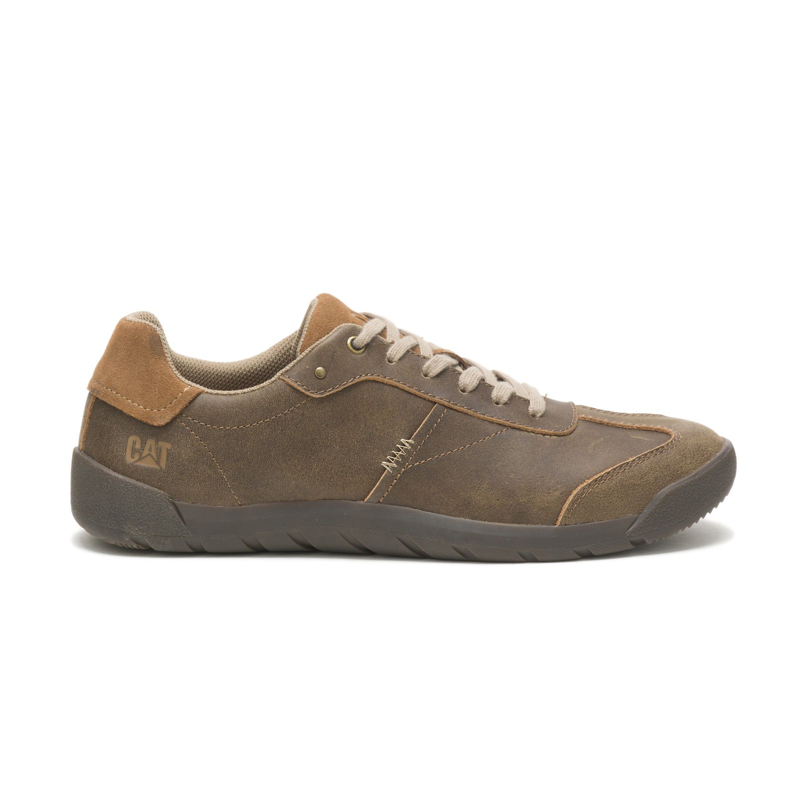 Dark Brown Men's Caterpillar Decisive Casual Shoes | 104326GTX