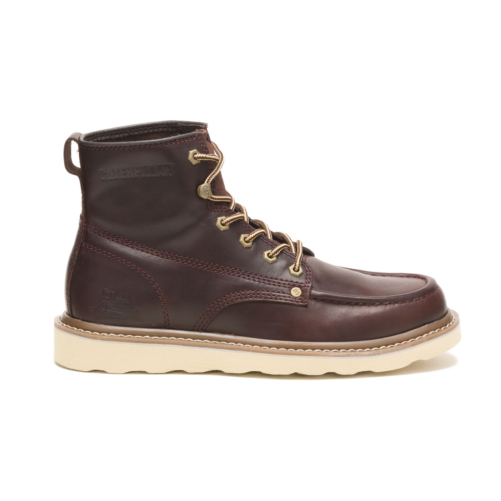 Dark Brown Men's Caterpillar Glenrock Mid Casual Boots | 598240WTS