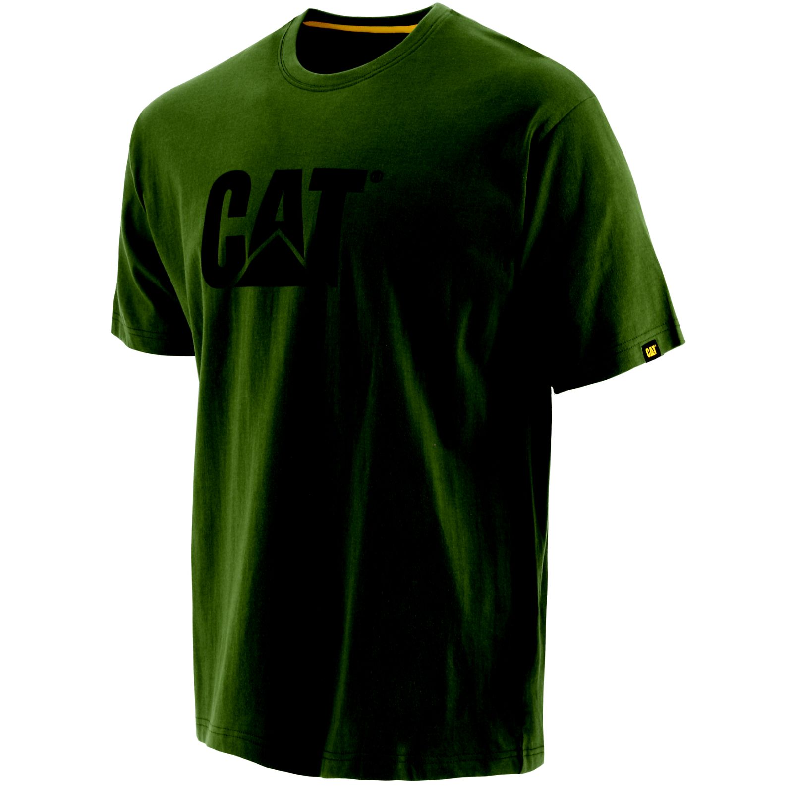 Green Men's Caterpillar Trademark T-Shirts | 978025OFE