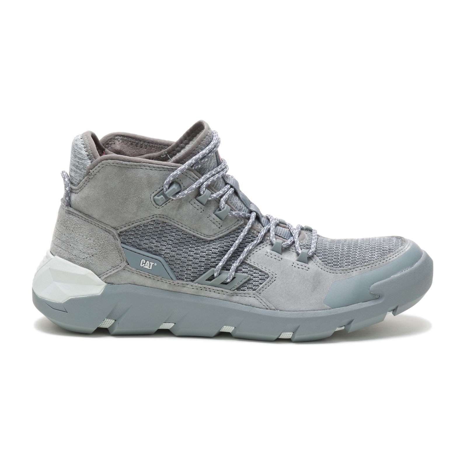 Grey Men's Caterpillar Crail Mid Sneakers | 913624GBD