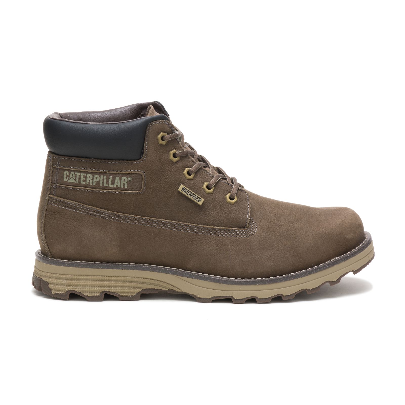 Grey Men's Caterpillar Founder Waterproof Thinsulate™ Waterproof Boots | 576814MWV