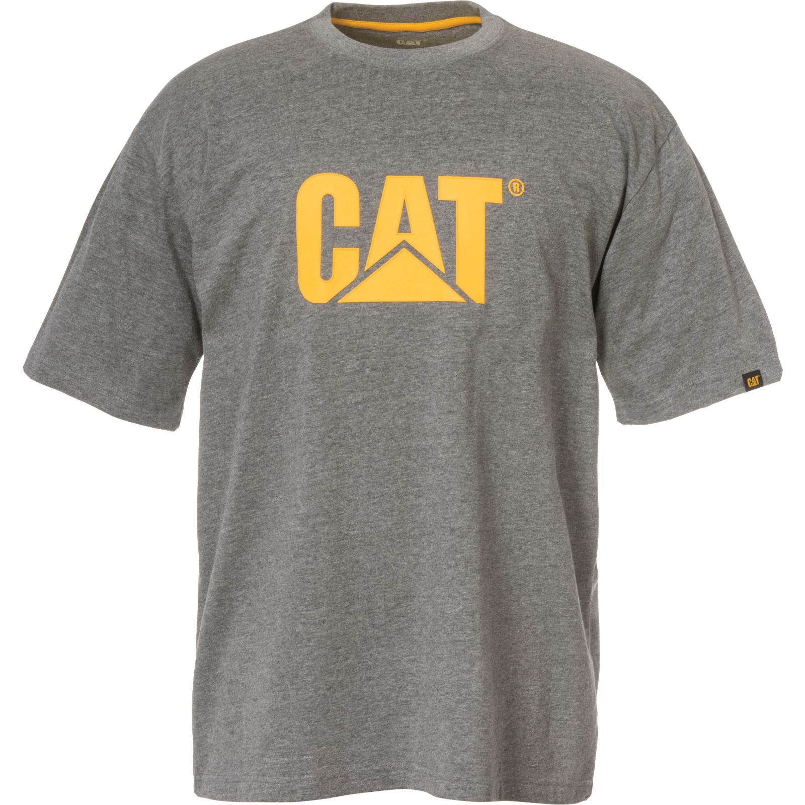 Grey Men's Caterpillar Trademark T-Shirts | 179453SKN