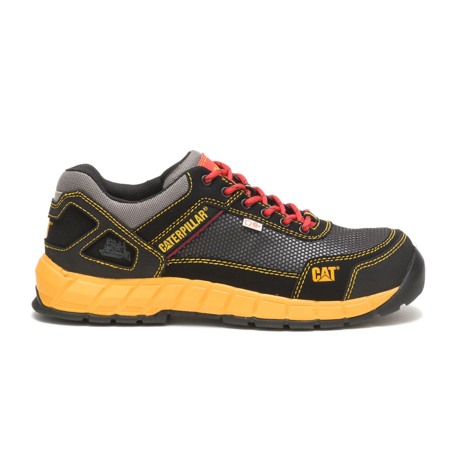 Grey/Orange Men's Caterpillar Shift Csa Composite Toe Sneakers | 136047VBW