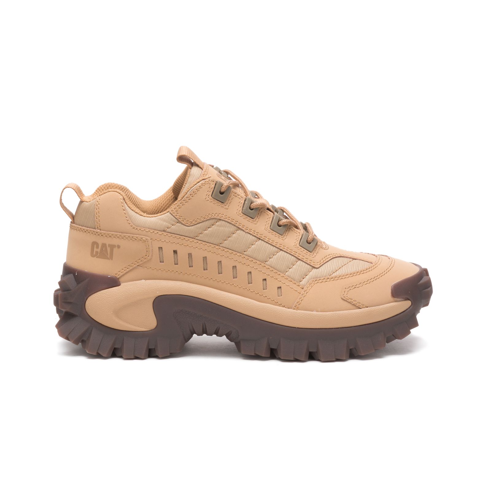 Khaki Women's Caterpillar Intruder Casual Shoes | 164028RAJ