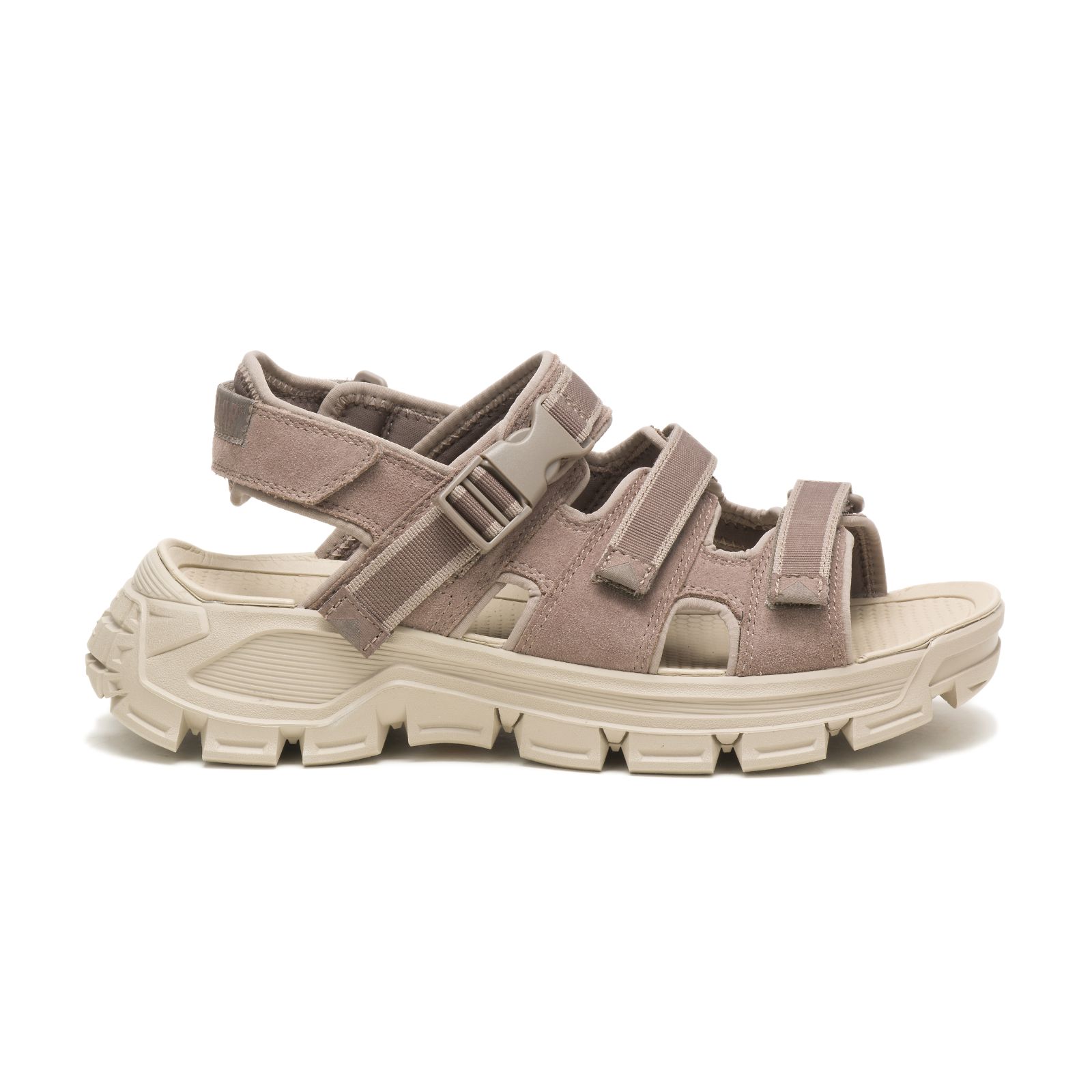 Khaki Women's Caterpillar Progressor Buckle Casual Sandals | 019354HOR
