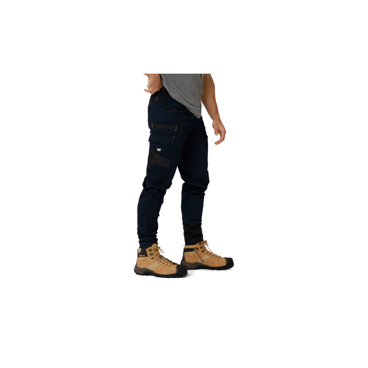 Navy Men's Caterpillar Elite Operator Work Pants | 206918EIH