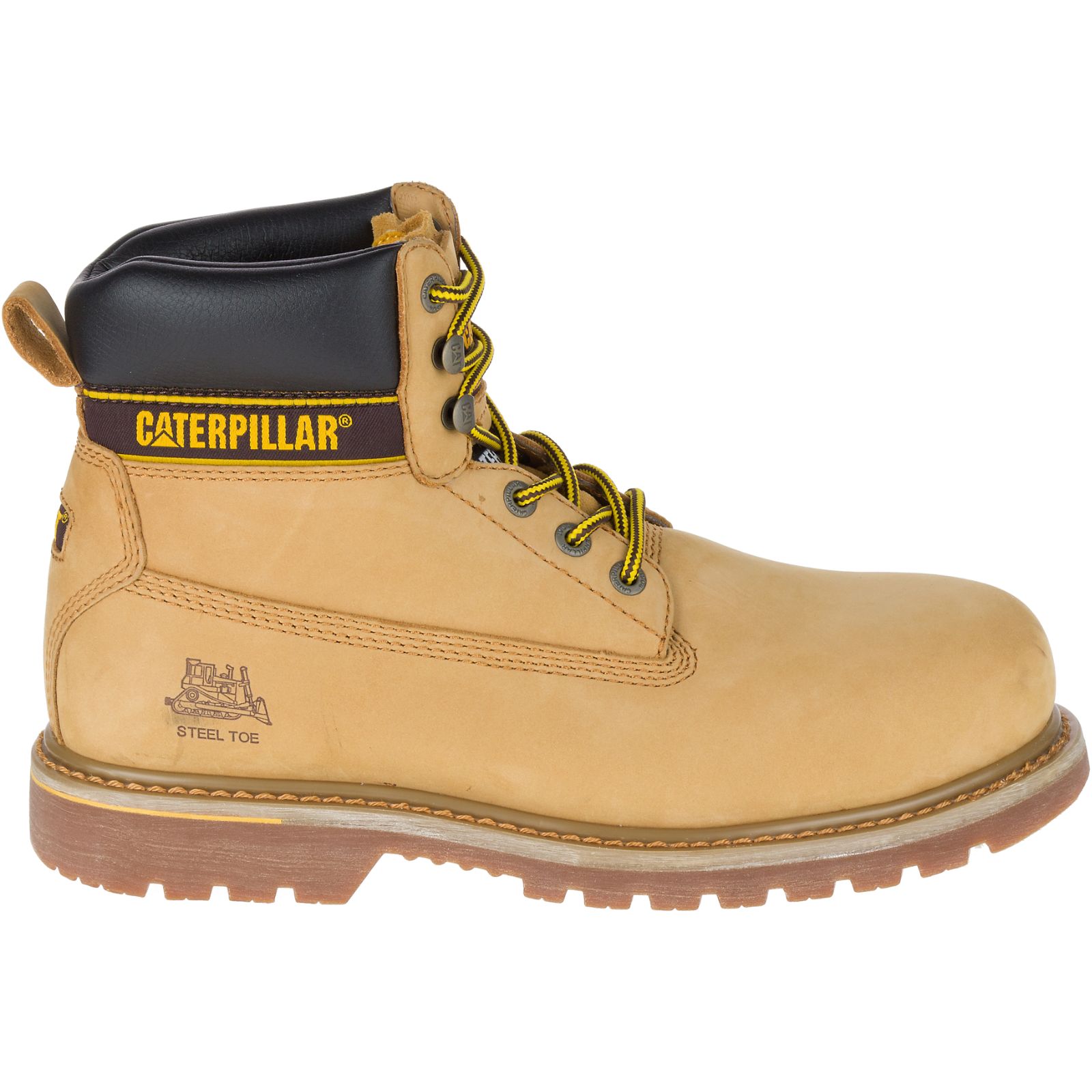 Orange Men's Caterpillar Holton Sb E Fo Hro Src Work Boots | 910453PXO