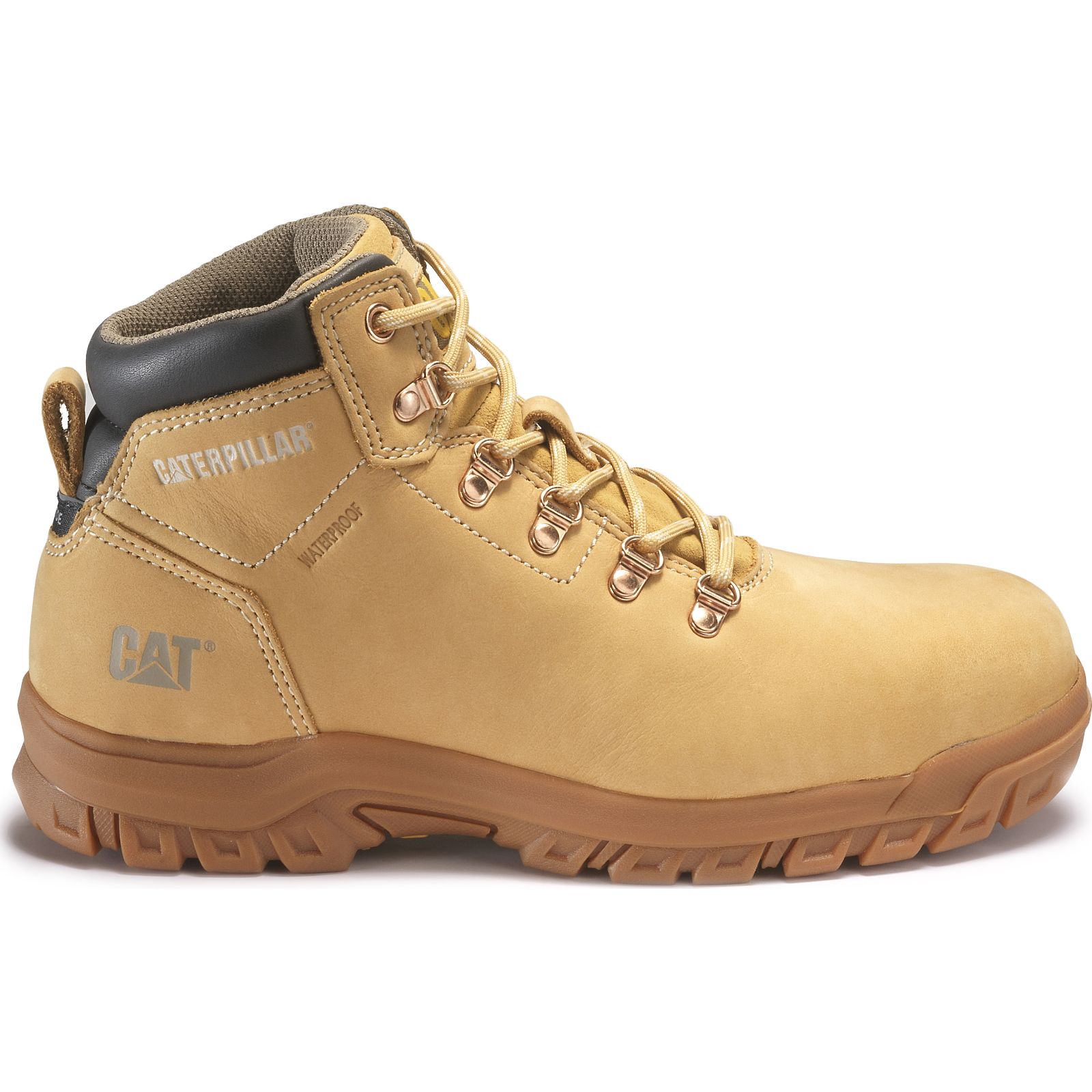 Orange Women's Caterpillar Mae Steel Toe S3 Hro Wr Sra Work Boots | 467928DQG