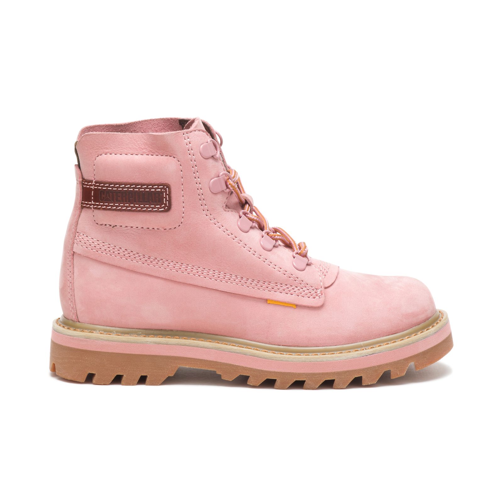 Rose/Brown Women's Caterpillar Rework Casual Boots | 197086TRA