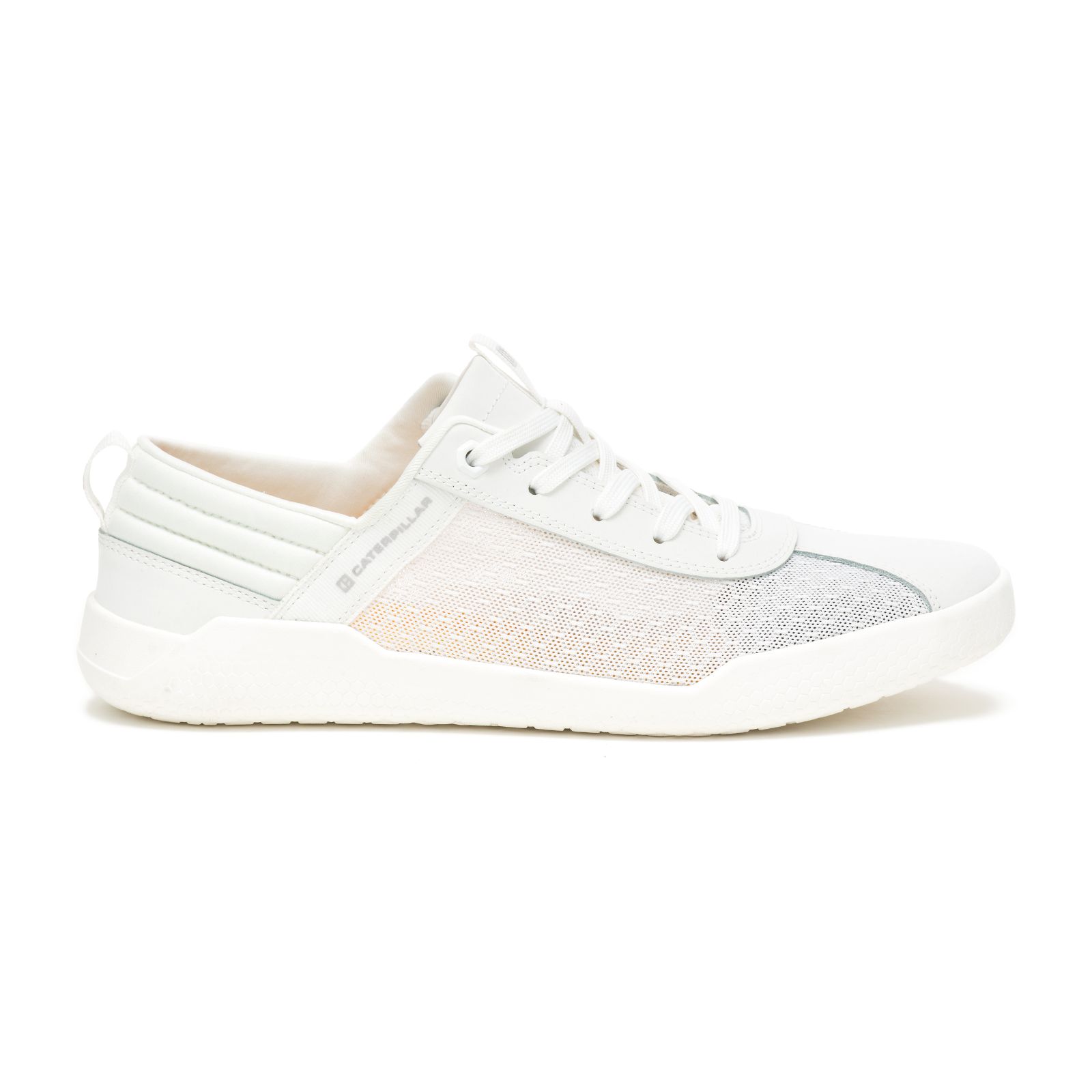White Women's Caterpillar Code Hex Vent Sneakers | 692584TWG