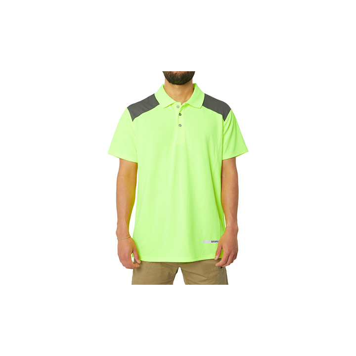 Yellow Men's Caterpillar Hi Vis Performance T-Shirts | 469527SJB