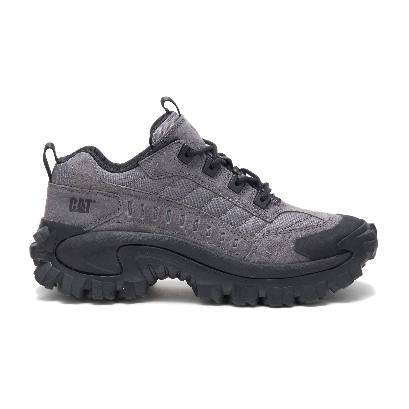 deep grey/Black Men's Caterpillar Intruder Casual Shoes | 046839HUB