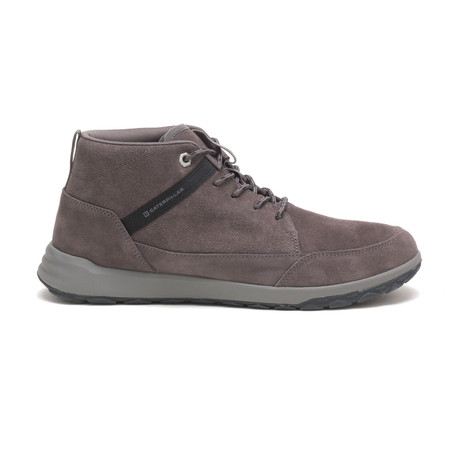 deep grey Men's Caterpillar Code Quest Mid Sneakers | 401986KTR